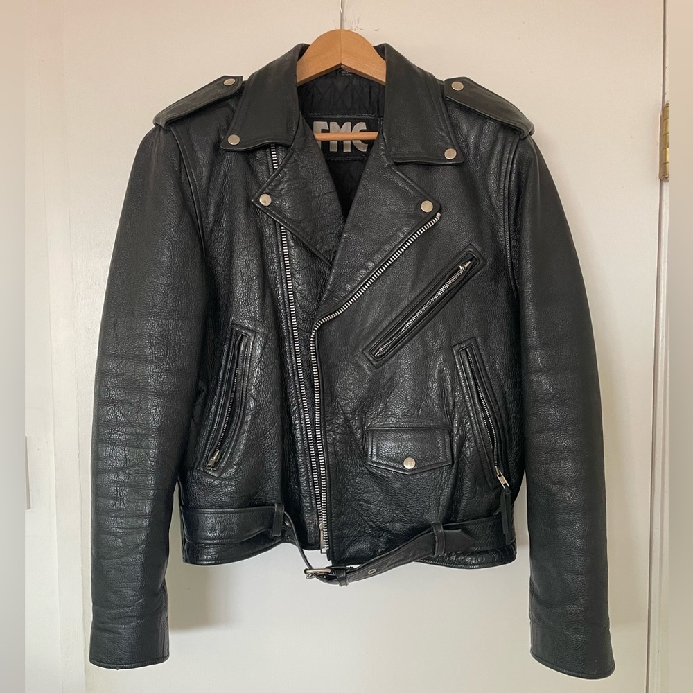 Men’s FMC Leather Motorcycle Jacket